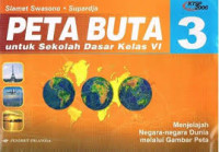 Image of PETA BUTA 3 untuk sekolah dasar kelas VI
